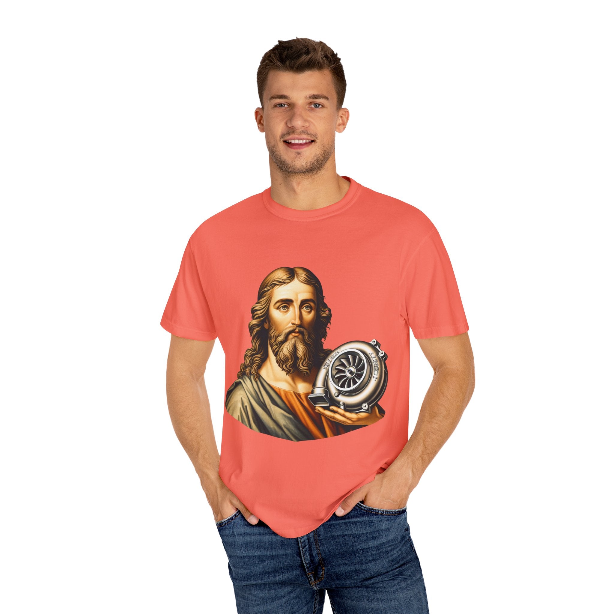 Graphic Tee, Unisex T-Shirt for Believers, Inspirational Gift, Casual Wear, Unique Shirt, turbo, fast cars