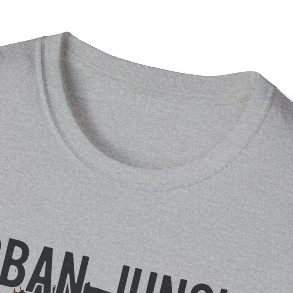 Urban Jungle Panther T-Shirt, Graphic Tee for Nature Lovers, Unisex Softstyle Shirt, Perfect Gift for Adventurers, Streetwear Fashion, Edgy, Raw