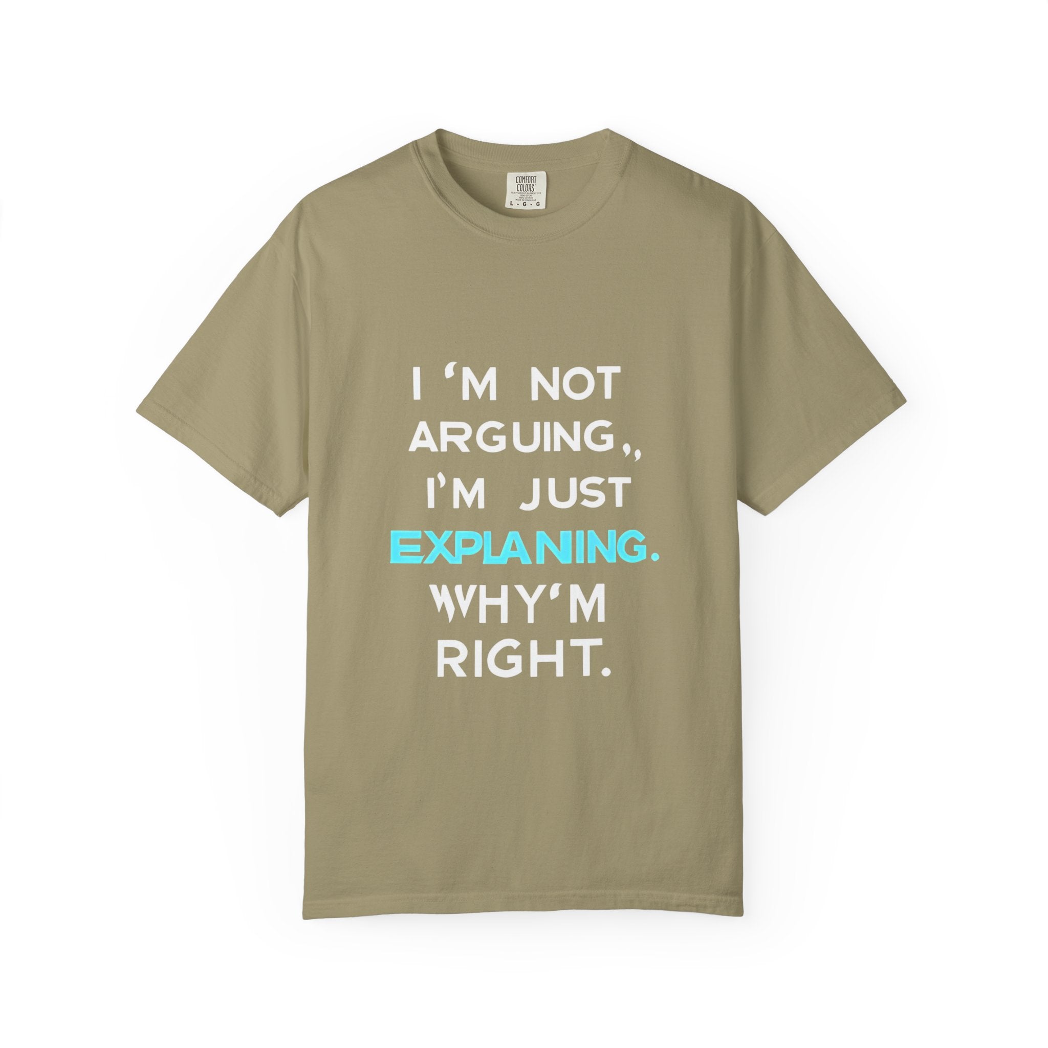 Unisex Garment-Dyed T-Shirt with 'EXPLAINING.' Design – Casual Wear, Gift for Educators, Unique Statement Tee, Everyday Comfort, [...]