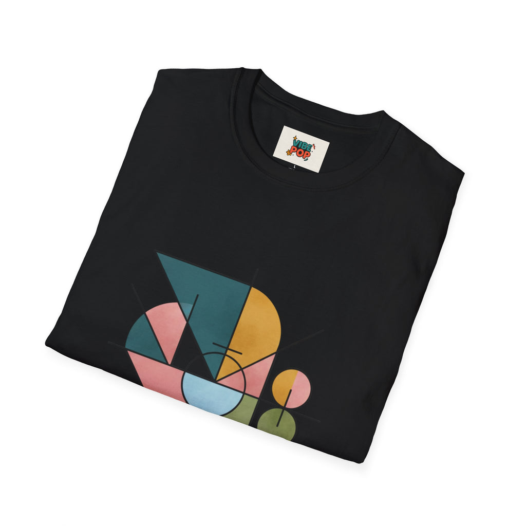Geometric Art Unisex T-Shirt, Trendy Tee, Casual Wear, Gift for Art Lovers, Fashion Statement, Modern Design, Abstract, Geometric