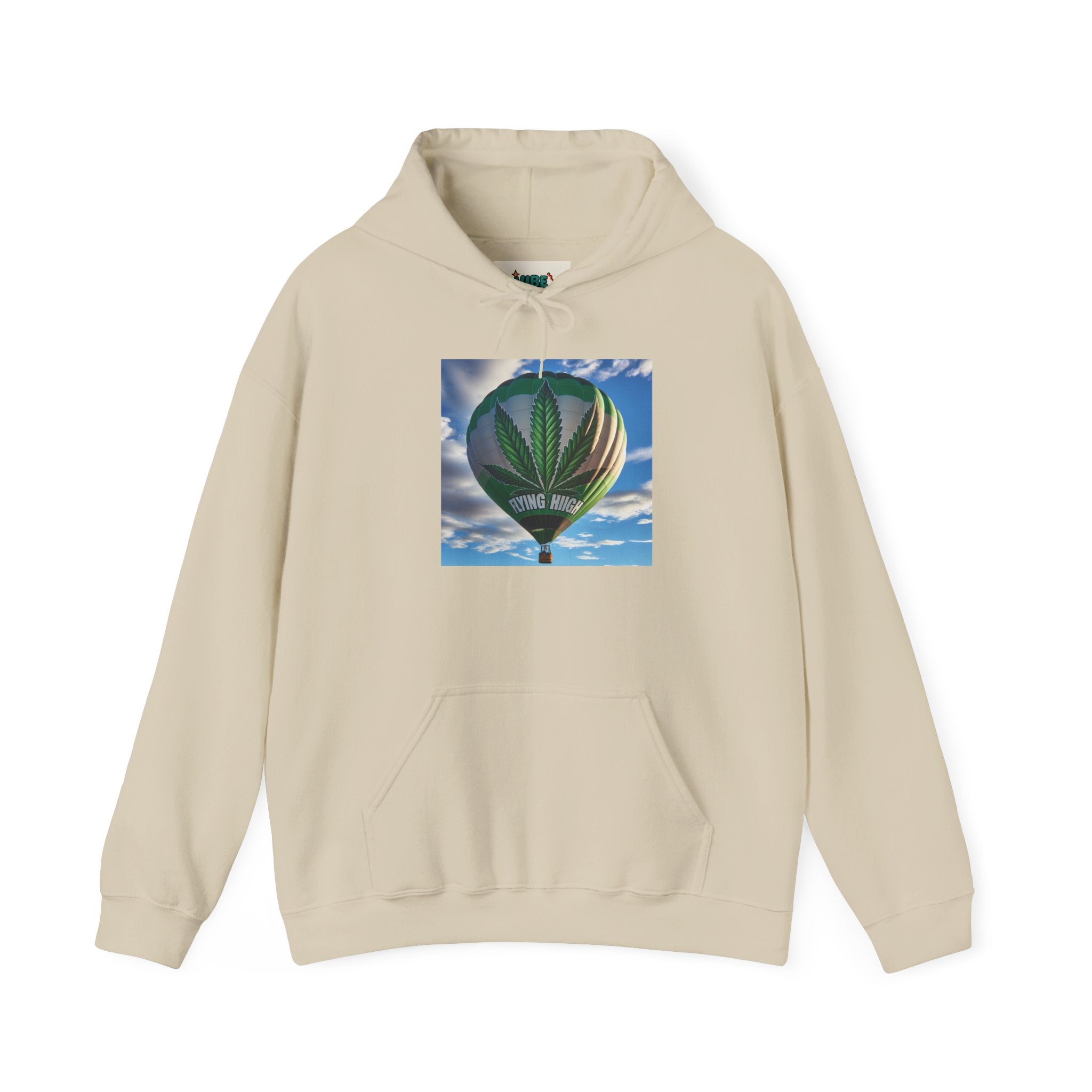 Hot Air Balloon Unisex Hooded Sweatshirt, Weed, Cannabis  Gift for Adventurers, Perfect for Fall, Ideal for Travel Enthusiasts, Nature Lovers, [...]