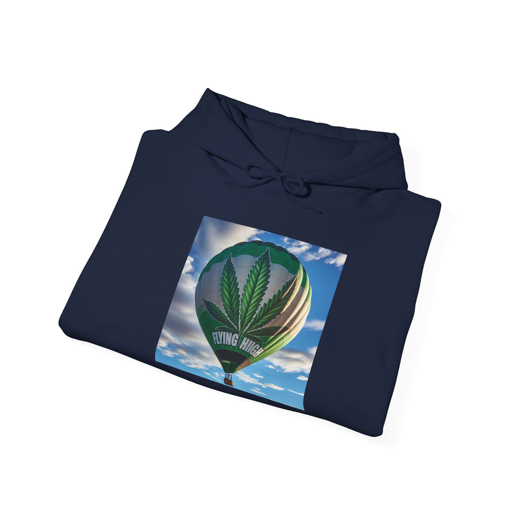 Hot Air Balloon Unisex Hooded Sweatshirt, Weed, Cannabis  Gift for Adventurers, Perfect for Fall, Ideal for Travel Enthusiasts, Nature Lovers, [...]
