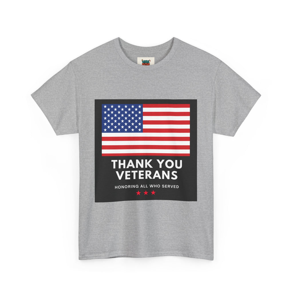 Unisex Veteran's Day Tee, Great for Independence Day, Patriotic Gift, Memorial Day, Flag T-Shirt, Comfort for All Celebrations