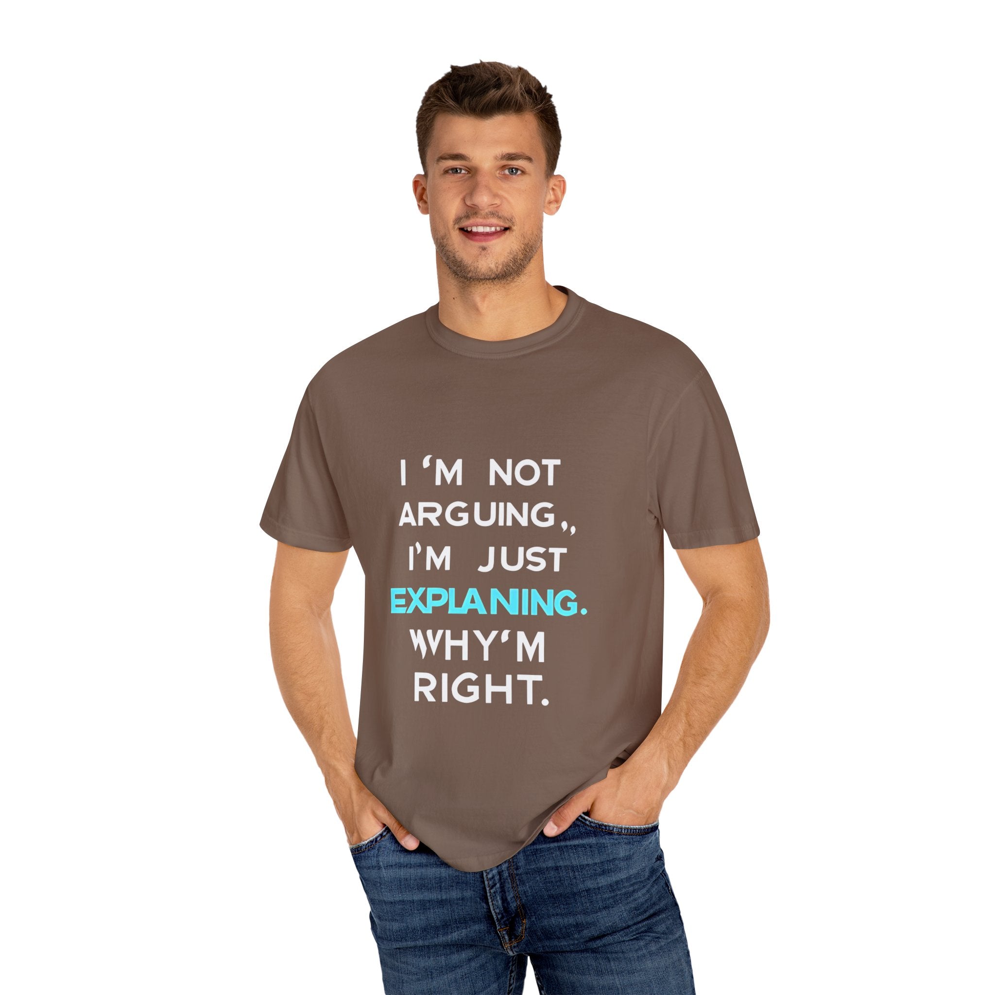 Unisex Garment-Dyed T-Shirt with 'EXPLAINING.' Design – Casual Wear, Gift for Educators, Unique Statement Tee, Everyday Comfort, [...]