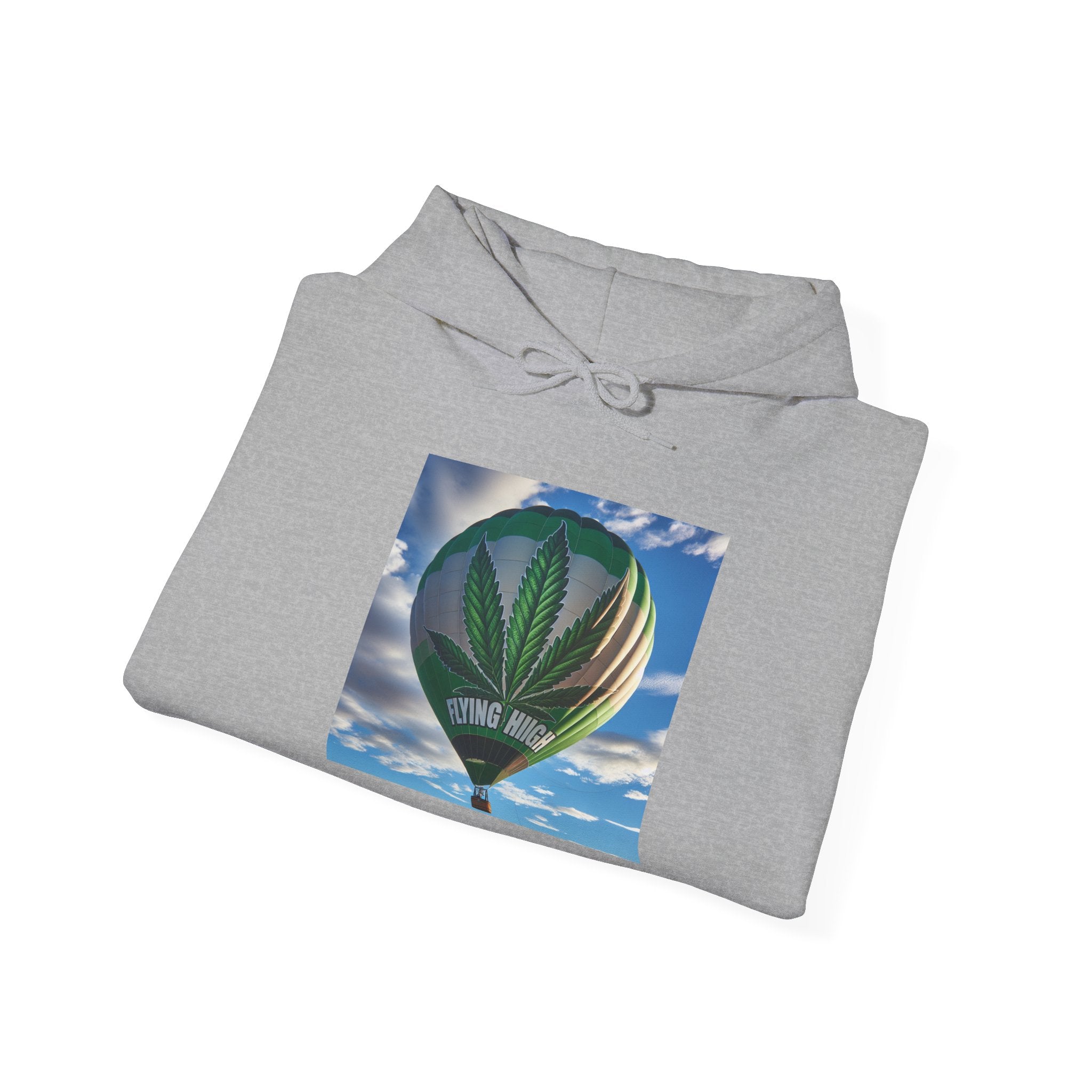 Hot Air Balloon Unisex Hooded Sweatshirt, Weed, Cannabis  Gift for Adventurers, Perfect for Fall, Ideal for Travel Enthusiasts, Nature Lovers, [...]