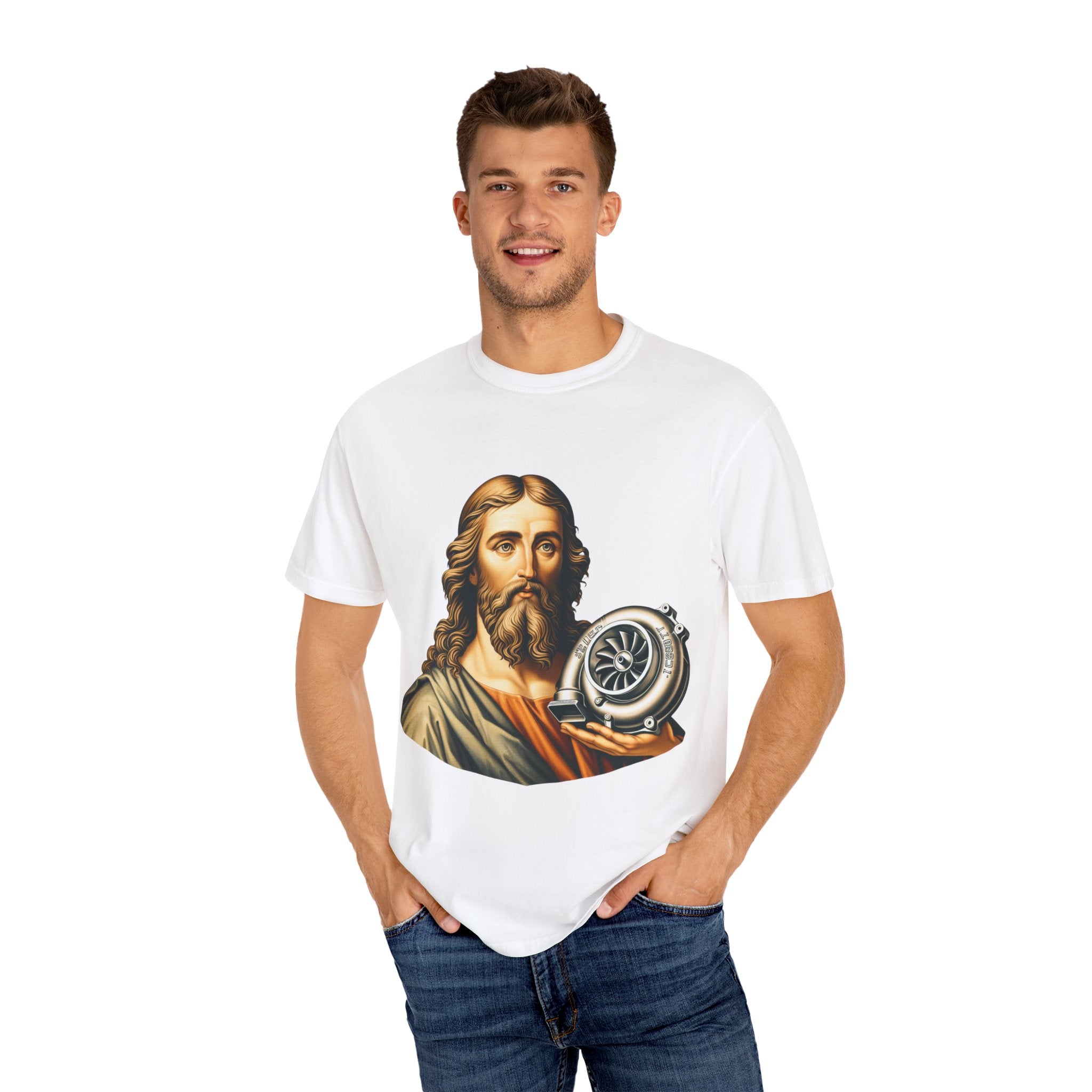 Graphic Tee, Unisex T-Shirt for Believers, Inspirational Gift, Casual Wear, Unique Shirt, turbo, fast cars