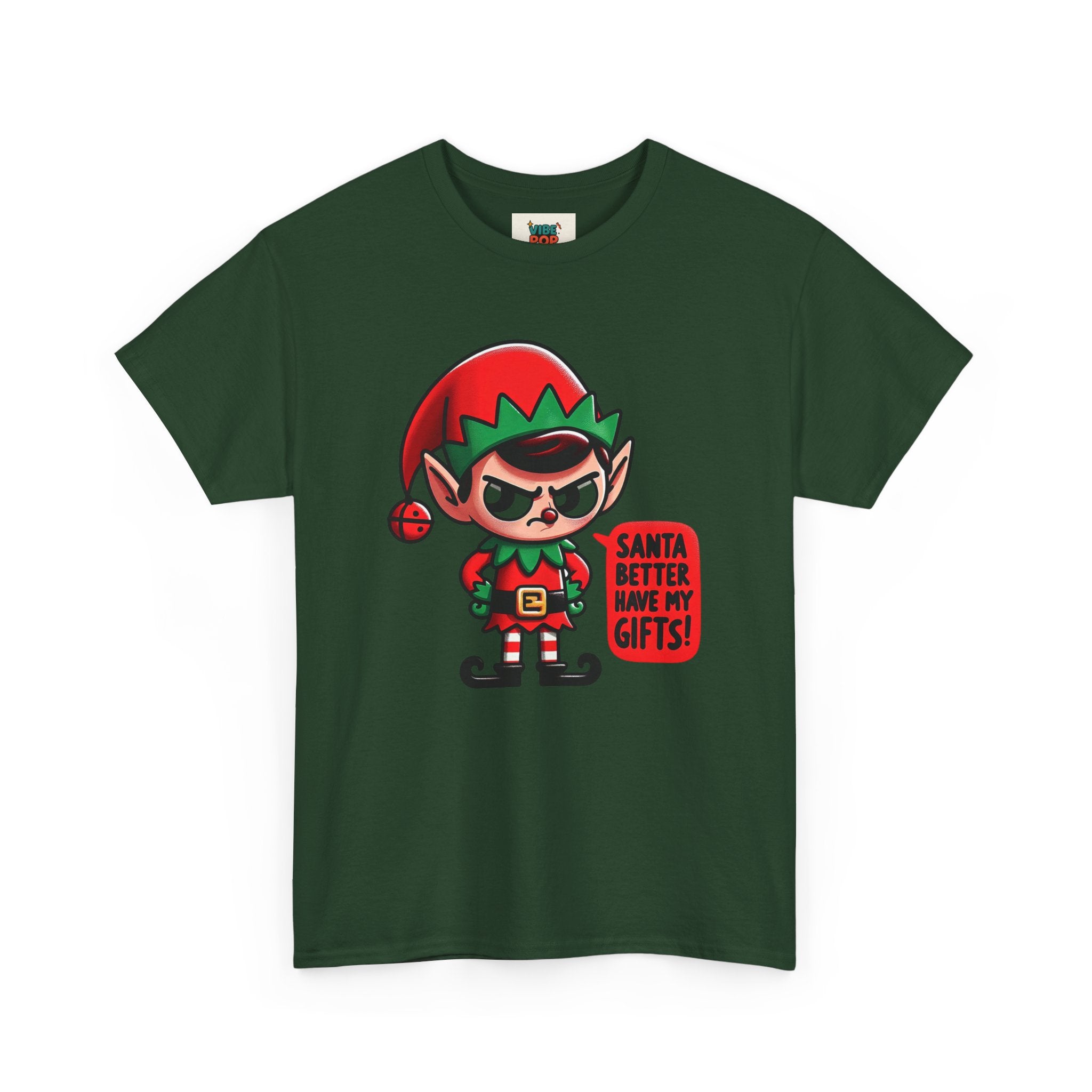 Santa Better Have My Gifts Tee, Funny Holiday T-Shirt, Unisex Christmas Shirt, Elf Graphic Tee, Gift for Him/Her, Festive Apparel