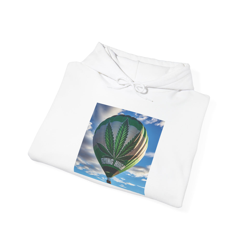 Hot Air Balloon Unisex Hooded Sweatshirt, Weed, Cannabis  Gift for Adventurers, Perfect for Fall, Ideal for Travel Enthusiasts, Nature Lovers, [...]