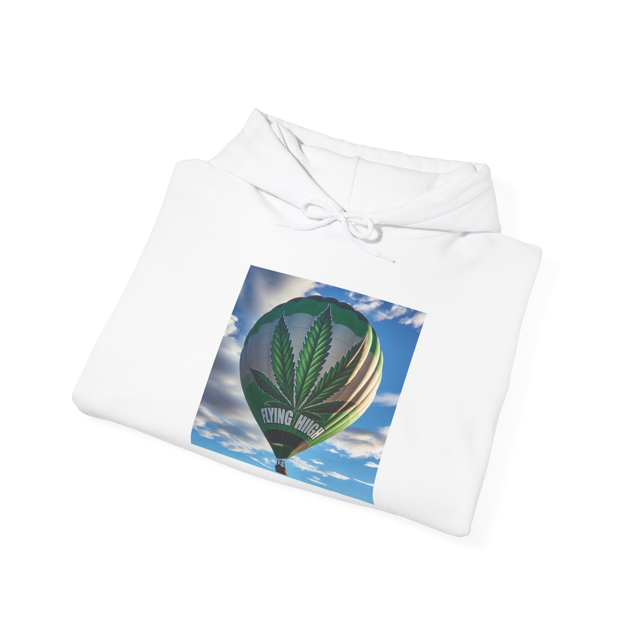 Hot Air Balloon Unisex Hooded Sweatshirt, Weed, Cannabis  Gift for Adventurers, Perfect for Fall, Ideal for Travel Enthusiasts, Nature Lovers, [...]