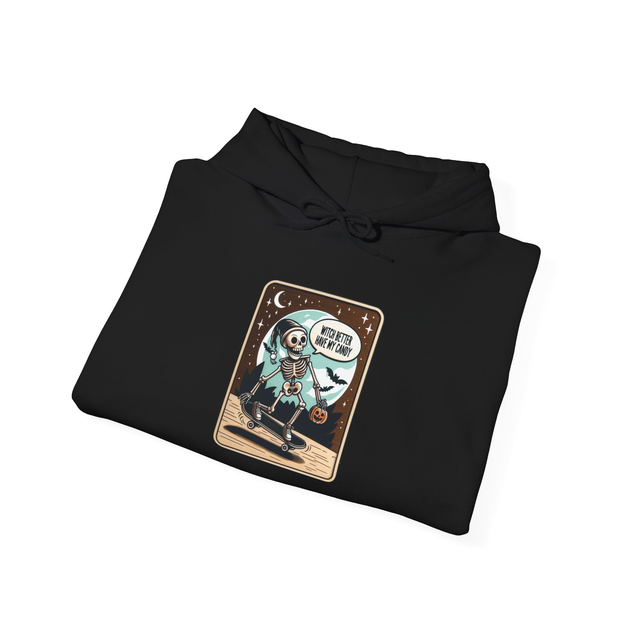Charming Graphic Hoodie for Creative Souls, Cozy Streetwear, Perfect Gift, Halloween Style, Everyday Casual Wear