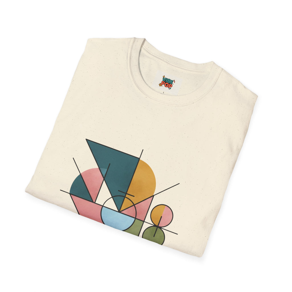 Geometric Art Unisex T-Shirt, Trendy Tee, Casual Wear, Gift for Art Lovers, Fashion Statement, Modern Design, Abstract, Geometric