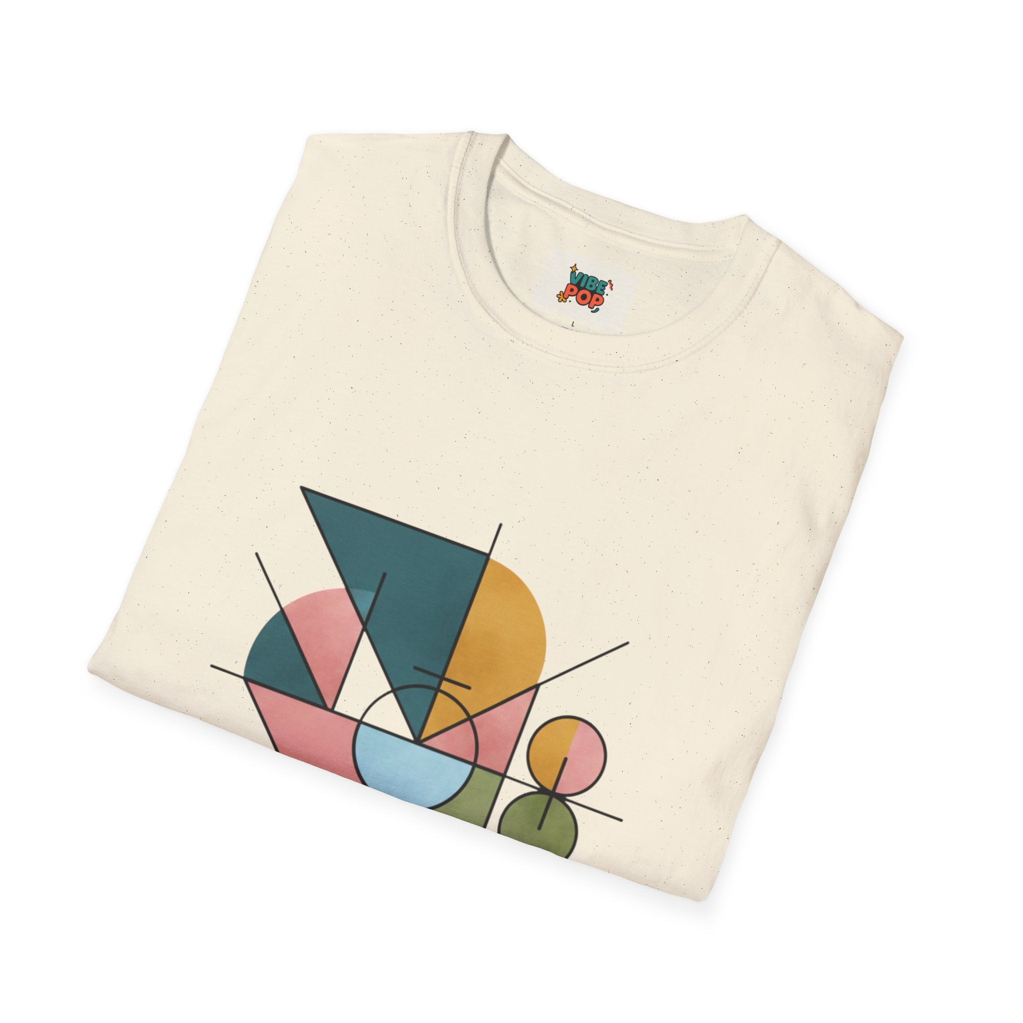 Geometric Art Unisex T-Shirt, Trendy Tee, Casual Wear, Gift for Art Lovers, Fashion Statement, Modern Design, Abstract, Geometric