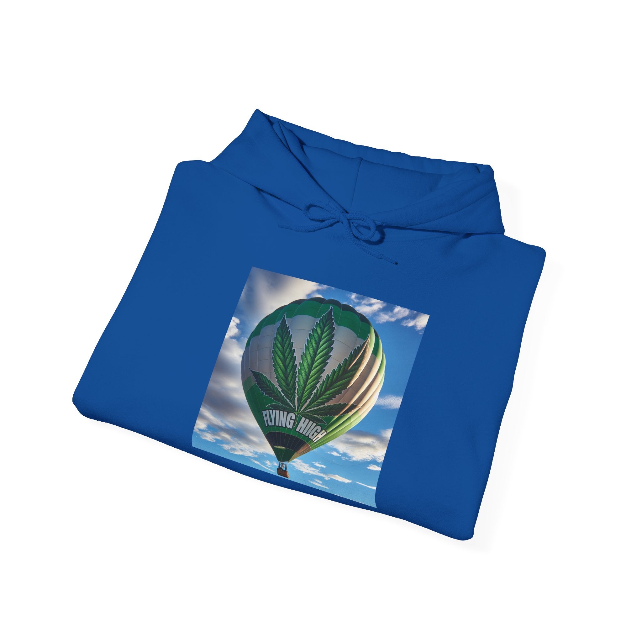 Hot Air Balloon Unisex Hooded Sweatshirt, Weed, Cannabis  Gift for Adventurers, Perfect for Fall, Ideal for Travel Enthusiasts, Nature Lovers, [...]