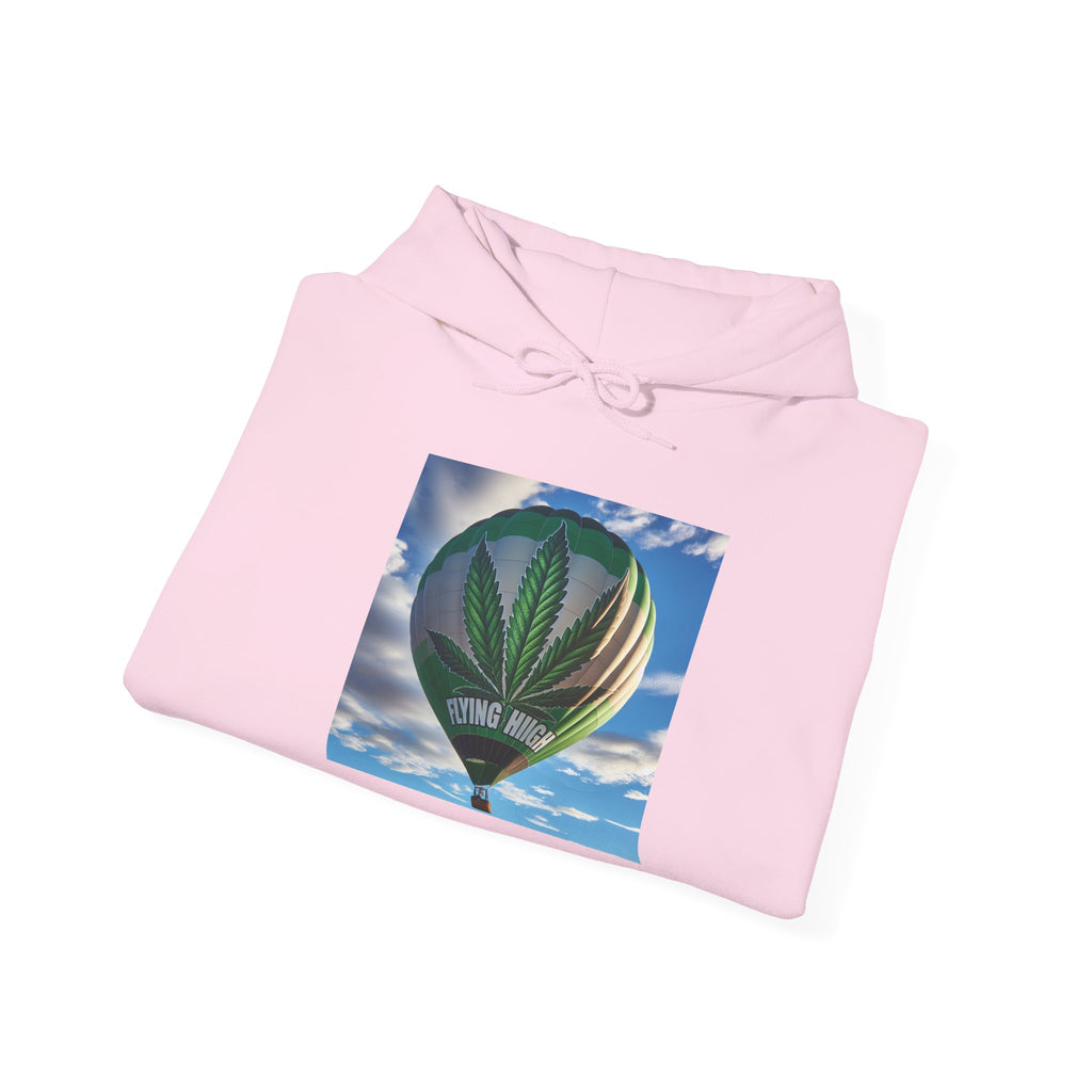 Hot Air Balloon Unisex Hooded Sweatshirt, Weed, Cannabis  Gift for Adventurers, Perfect for Fall, Ideal for Travel Enthusiasts, Nature Lovers, [...]