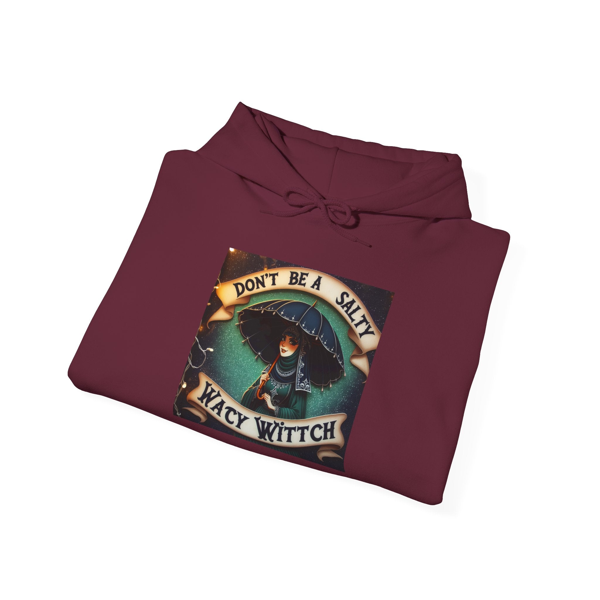 Witchy Hoodie - Don't Be a Silly Wacy Witch Sweatshirt, Halloween Gift, Spooky Season Apparel, Cozy Hoodie for Witch Lovers