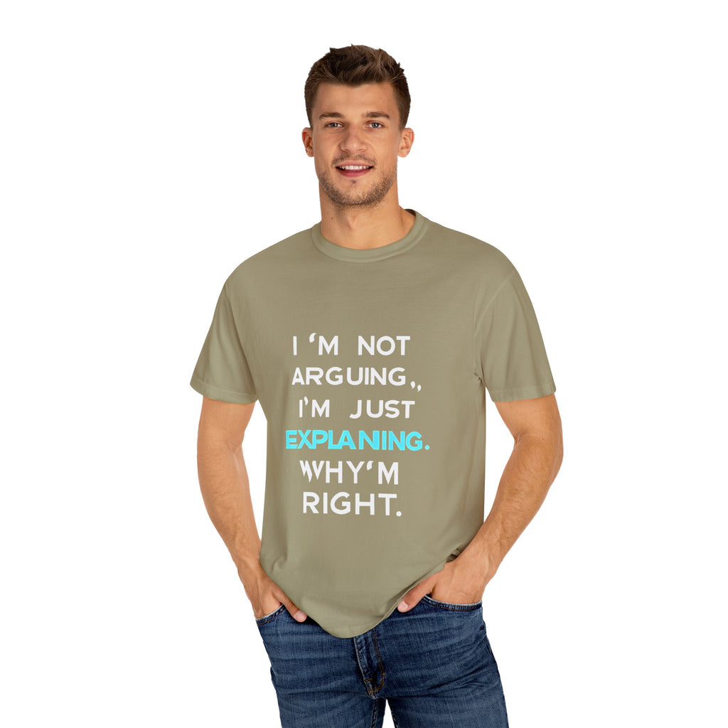 Unisex Garment-Dyed T-Shirt with 'EXPLAINING.' Design – Casual Wear, Gift for Educators, Unique Statement Tee, Everyday Comfort, [...]