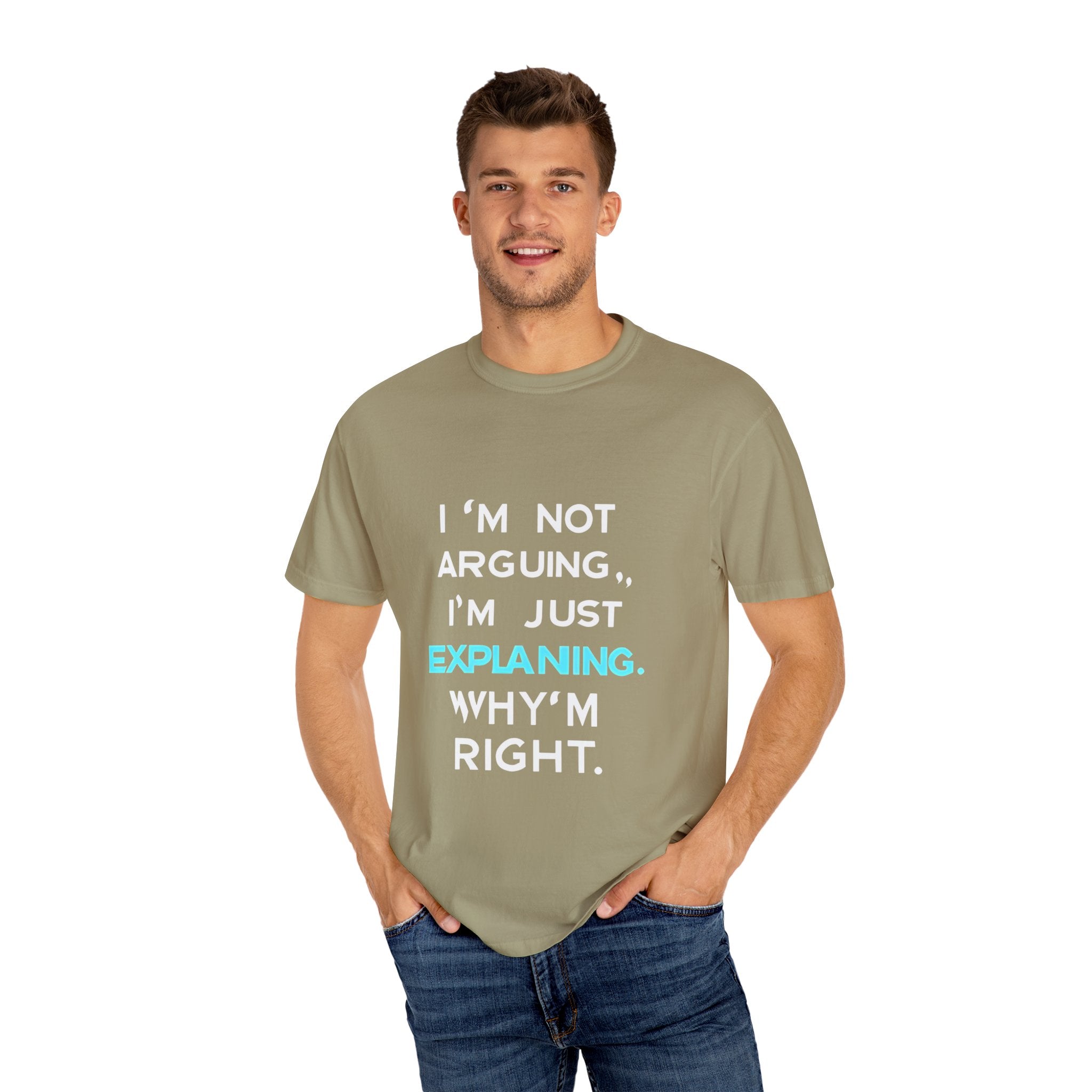 Unisex Garment-Dyed T-Shirt with 'EXPLAINING.' Design – Casual Wear, Gift for Educators, Unique Statement Tee, Everyday Comfort, [...]