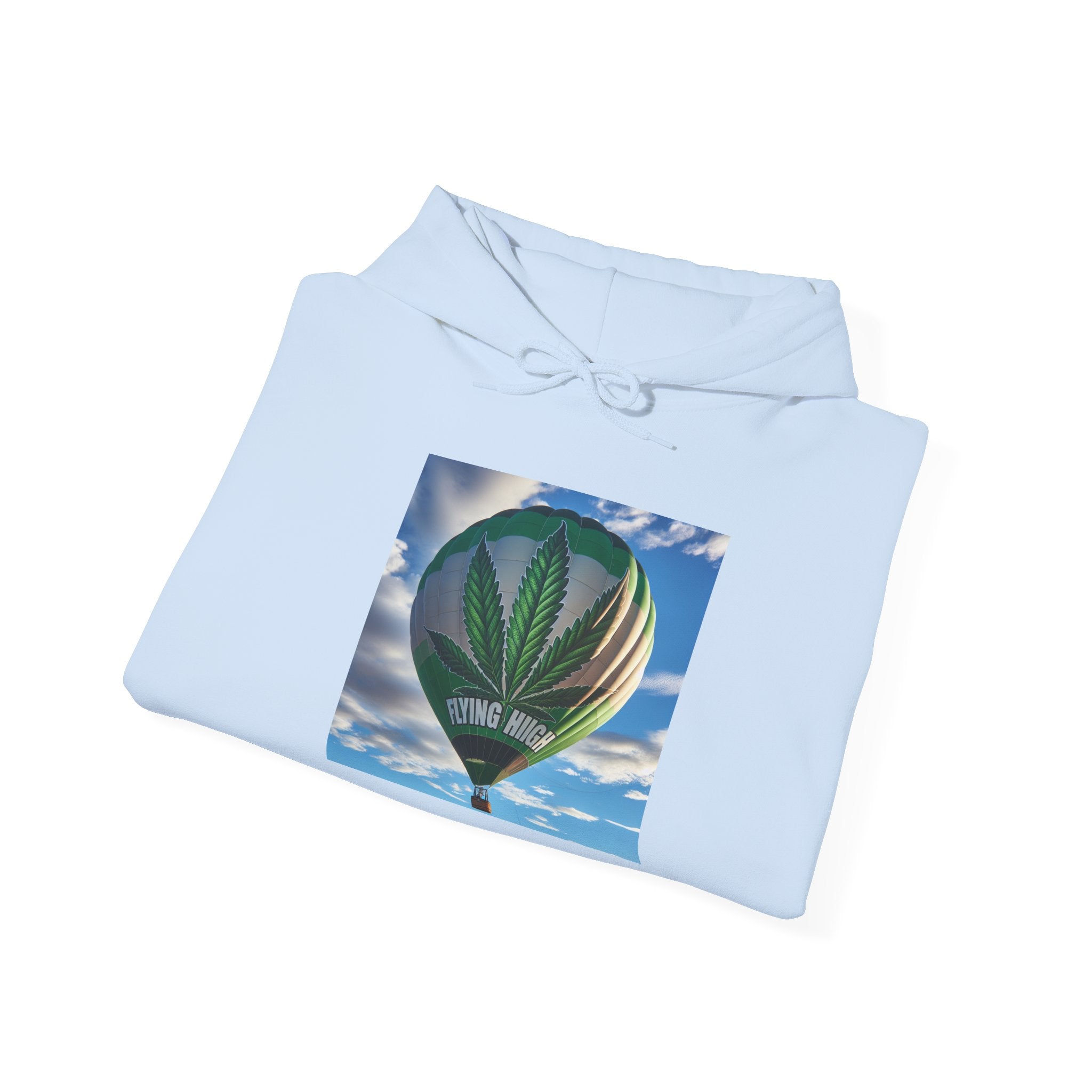 Hot Air Balloon Unisex Hooded Sweatshirt, Weed, Cannabis  Gift for Adventurers, Perfect for Fall, Ideal for Travel Enthusiasts, Nature Lovers, [...]