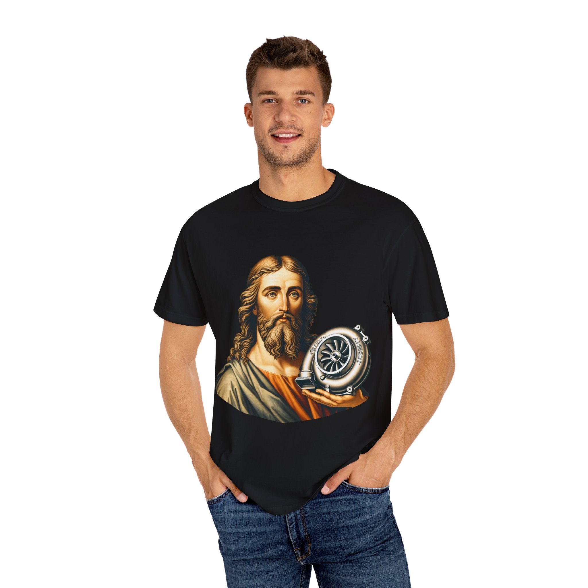 Graphic Tee, Unisex T-Shirt for Believers, Inspirational Gift, Casual Wear, Unique Shirt, turbo, fast cars