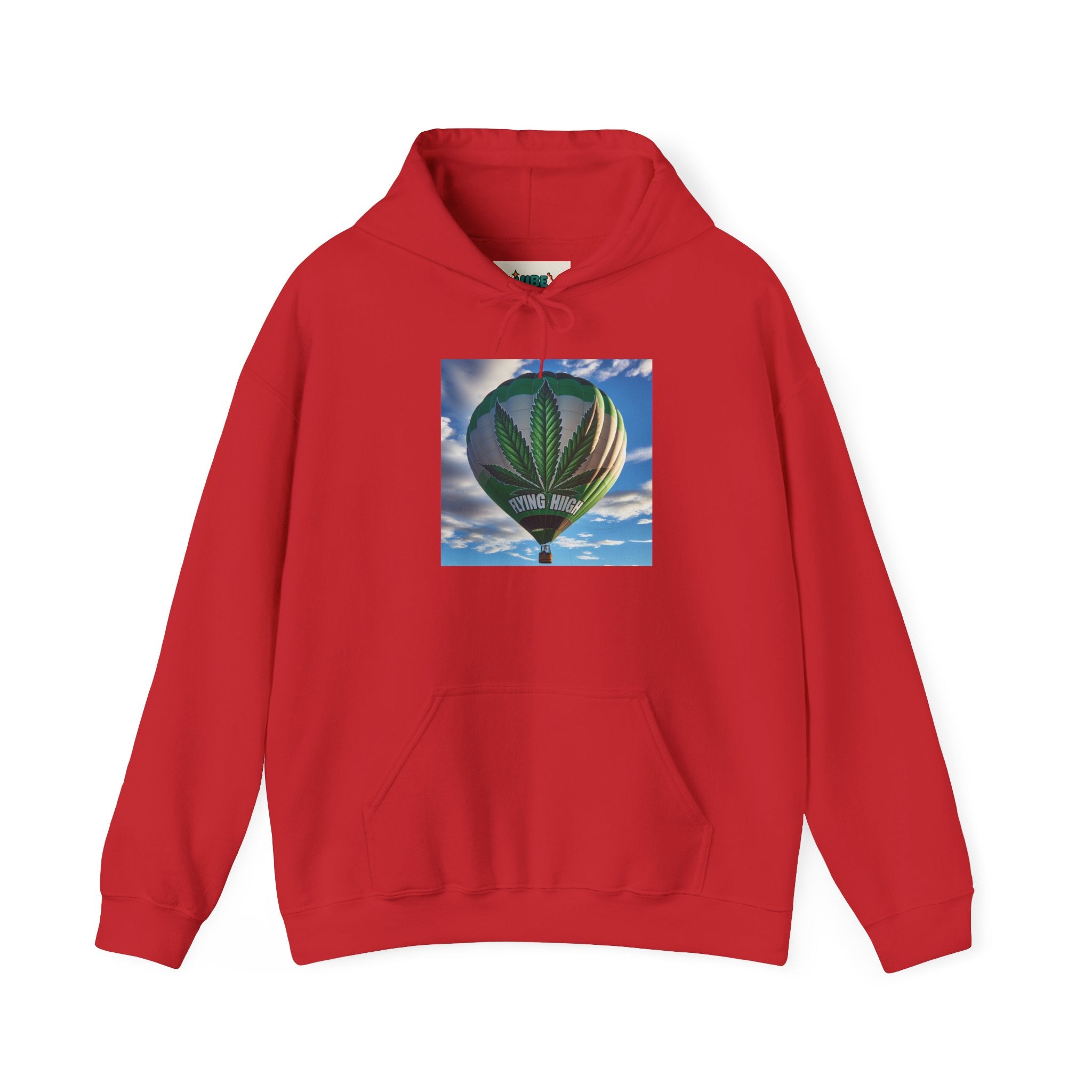 Hot Air Balloon Unisex Hooded Sweatshirt, Weed, Cannabis  Gift for Adventurers, Perfect for Fall, Ideal for Travel Enthusiasts, Nature Lovers, [...]