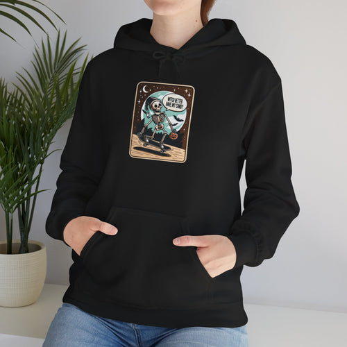 Charming Graphic Hoodie for Creative Souls, Cozy Streetwear, Perfect Gift, Halloween Style, Everyday Casual Wear