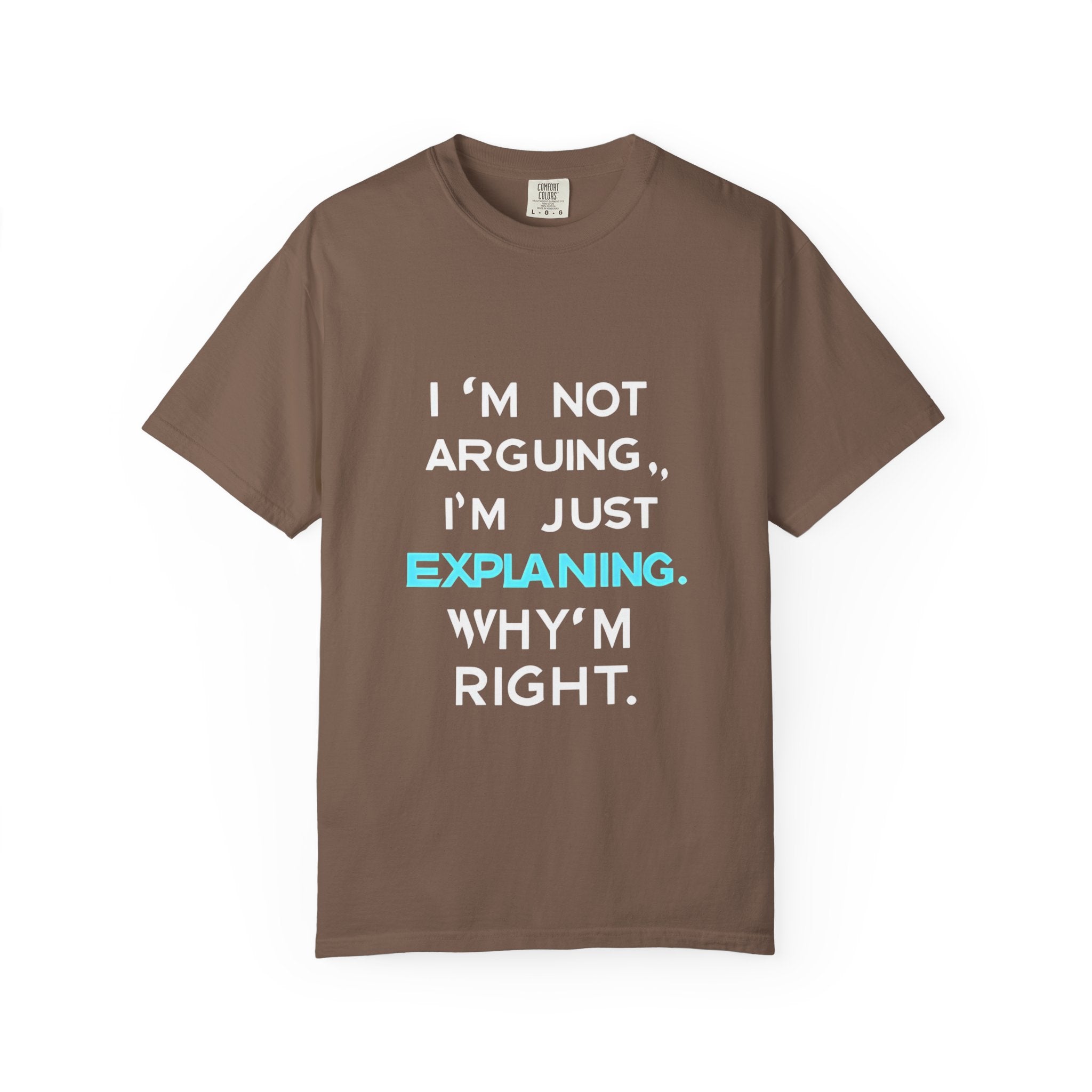 Unisex Garment-Dyed T-Shirt with 'EXPLAINING.' Design – Casual Wear, Gift for Educators, Unique Statement Tee, Everyday Comfort, [...]