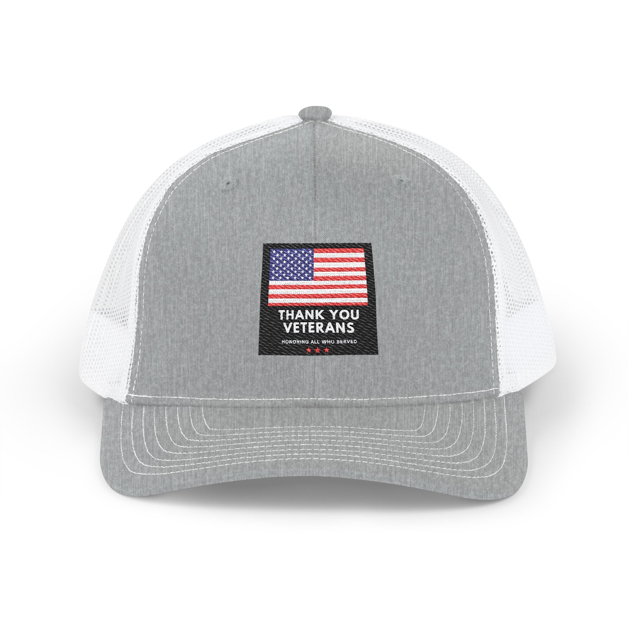 Veterans Appreciation Snapback Trucker Cap, Patriotic Hat, Father's Day Gift, Casual Outfit, American Flag Cap