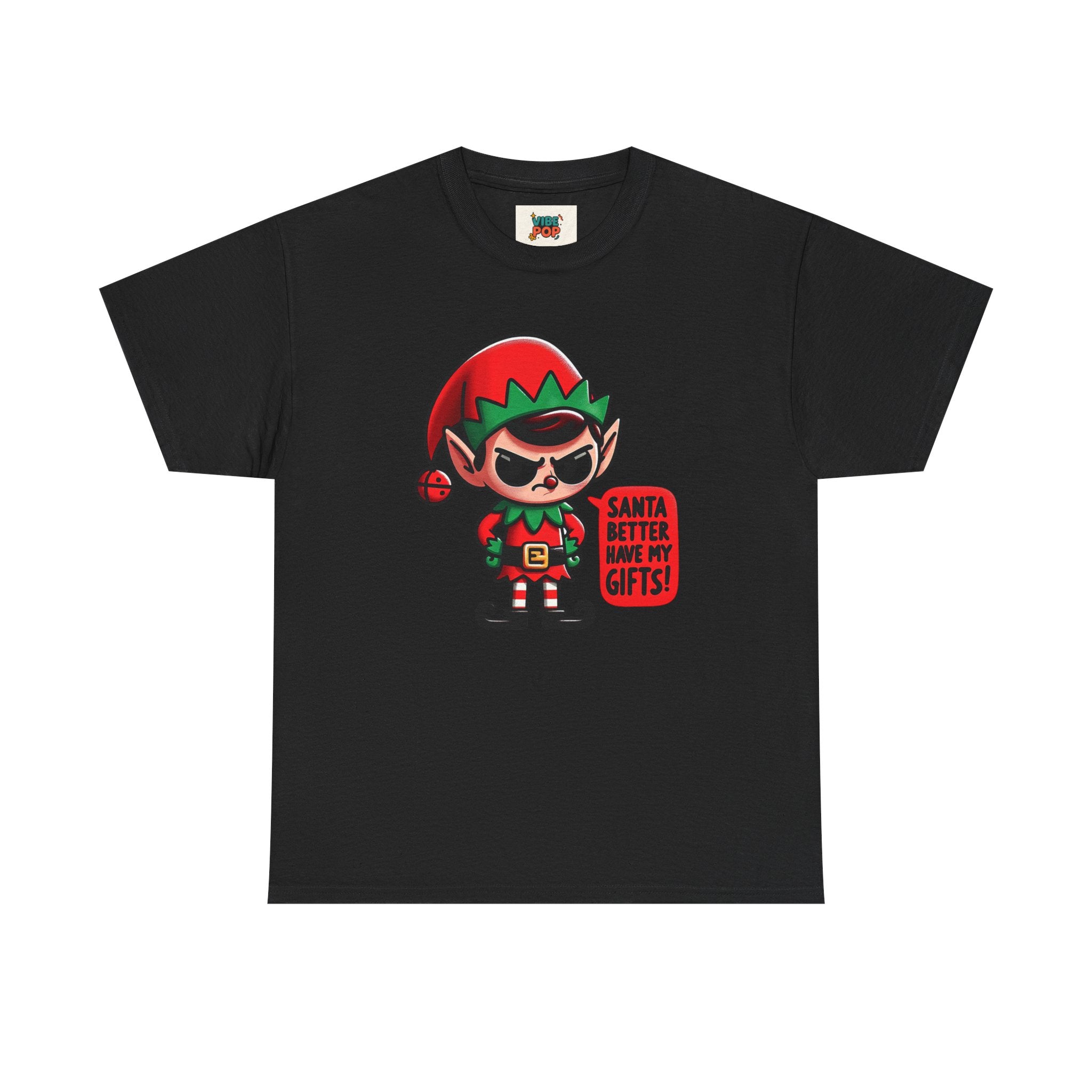 Santa Better Have My Gifts Tee, Funny Holiday T-Shirt, Unisex Christmas Shirt, Elf Graphic Tee, Gift for Him/Her, Festive Apparel